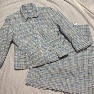 Tahari Tweed Skirt Suit